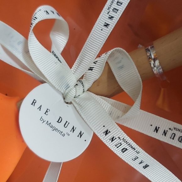 Rae Dunn NWT "WITCH'S BREW" 10" Ceramic Mixing Bowl with "WICKED WITCH" Spatula - Picture 3 of 4